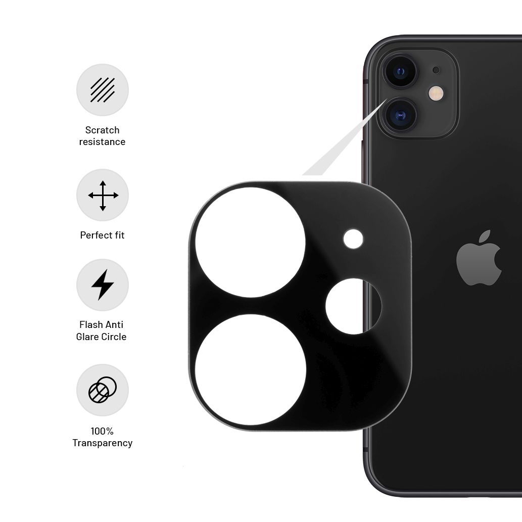 Ochranné sklo fotoaparátu FIXED pre Apple iPhone 11