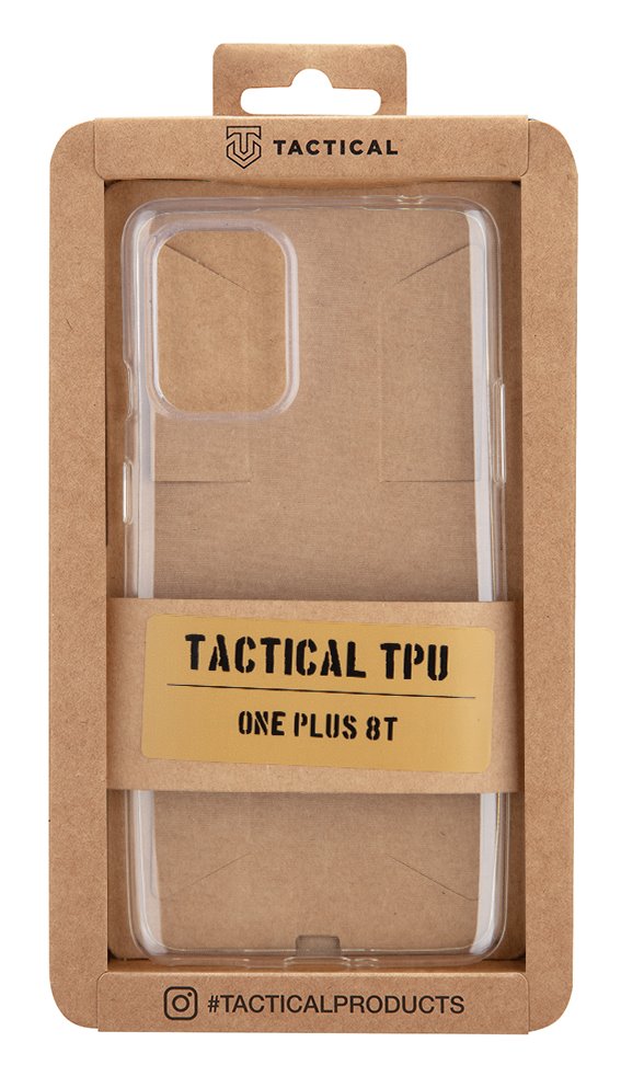 Zadní kryt Tactical pro OnePlus 8T, transparentní