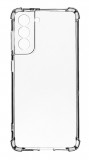 Zadný silikónový kryt Plyo pre Samsung Galaxy S21, transparentná