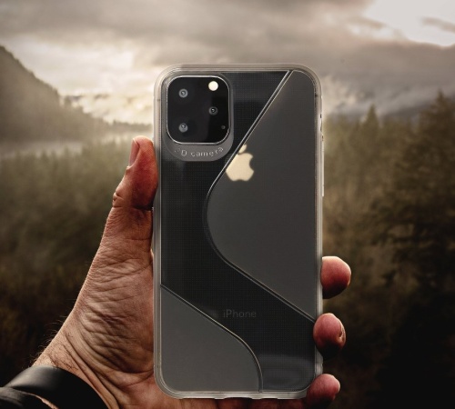 Zadní kryt Forcell S-CASE pro Apple iPhone 12 Pro Max, tmavá